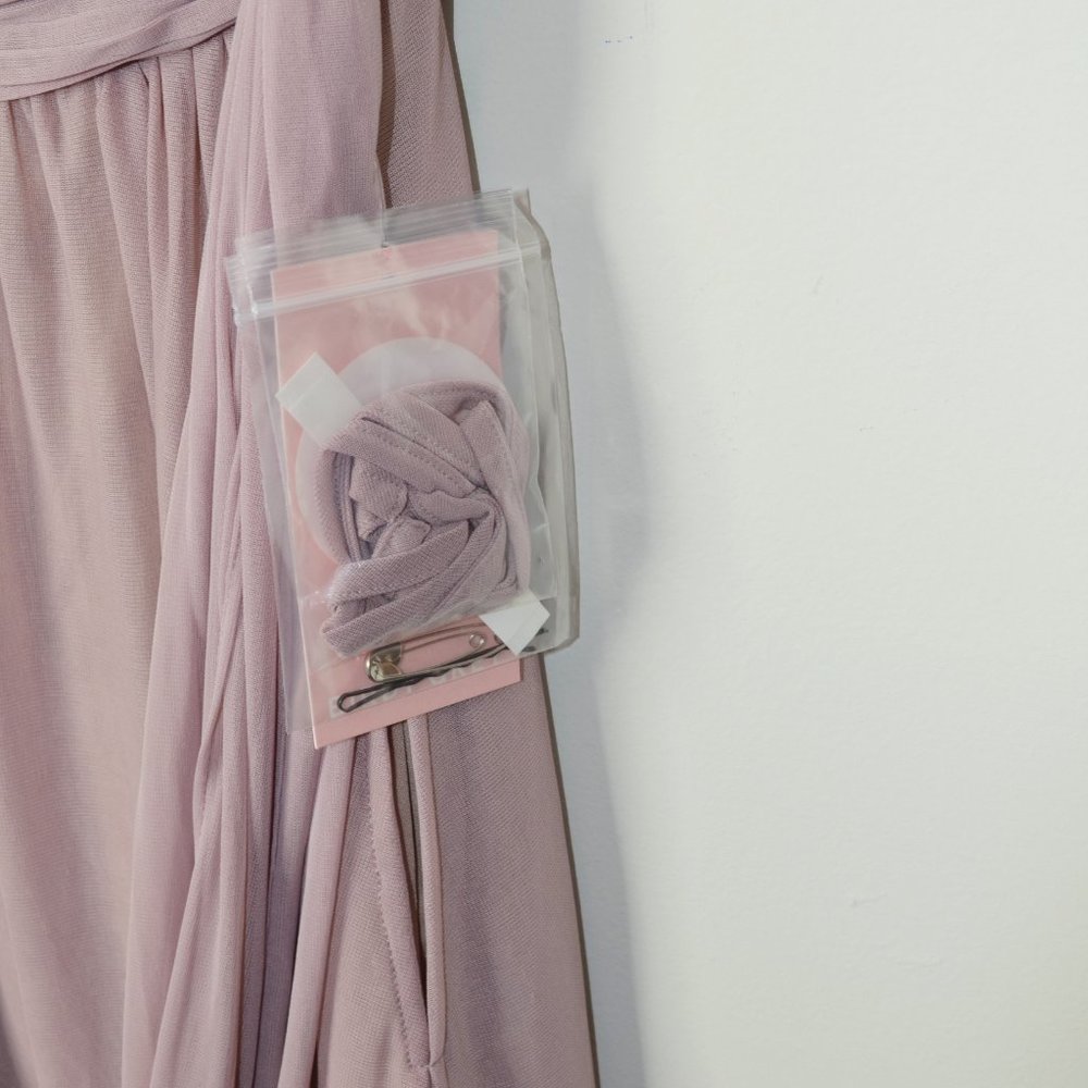 Birdy Grey Convertible Chickie Bridesmaid Dress Mauve NEW Size M - Picture 13 of 16